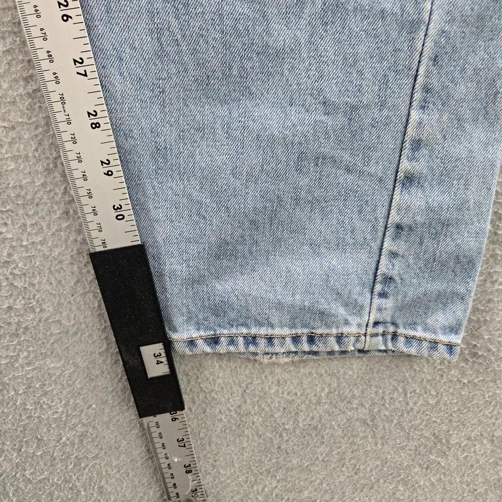 Levi's 505 Men Jeans 36X34 Light Blue Y2K‎ Denim Straight Fit 34